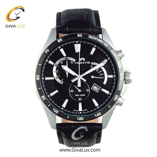 ساعت مچی اورجینال مردانه مونته سه موتوره کرنوگراف نقره ای | نقره ای| نقره ای| کد رفرنس M751340 SW MONTE M1754324 BLB.jpg